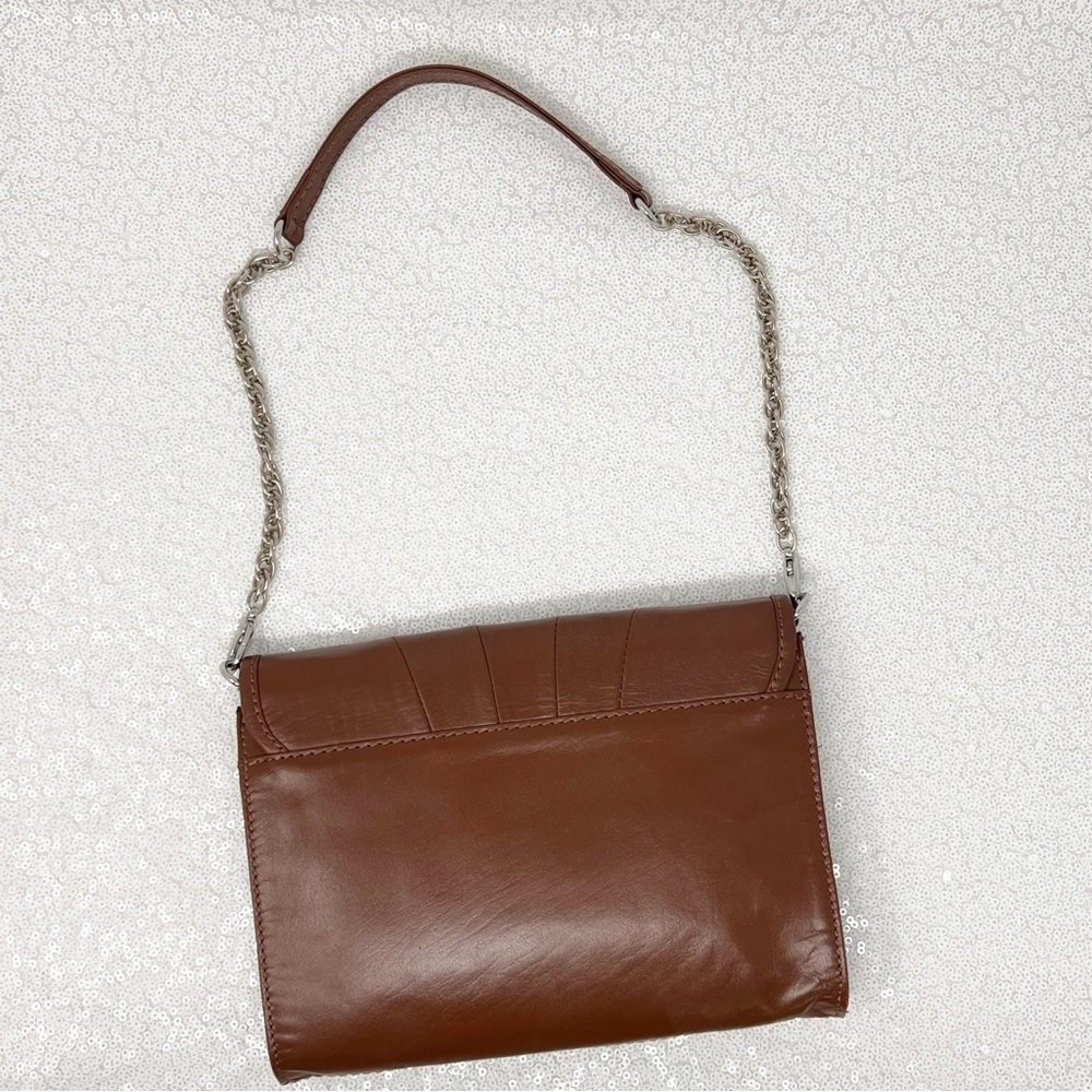 Grace Adele shoulder bag brown with leopard print inside - Picture 12 of 16